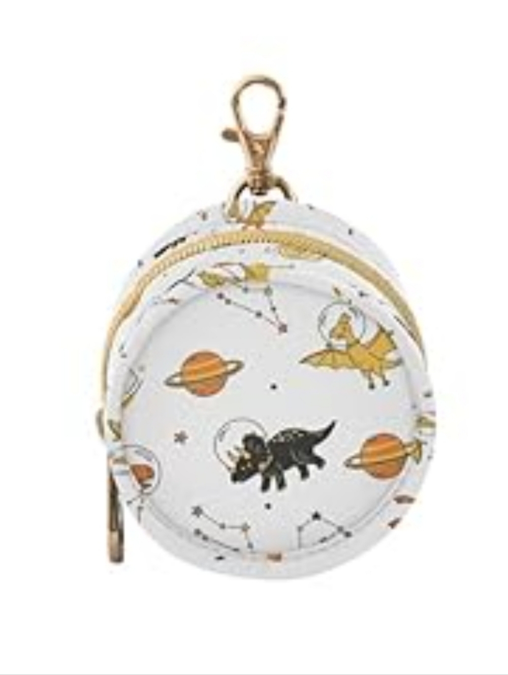 Dinosaurs White Pacifier Holder Case Newborn Pacifier Storage Pouch